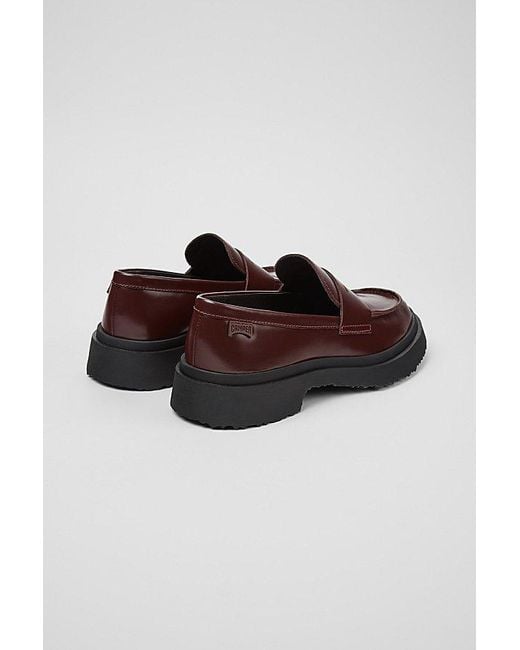 Camper Brown Walden Leather Loafers