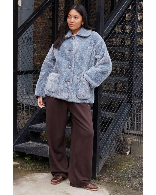 Kimchi Blue Gray Kiki Borg Coat Jacket