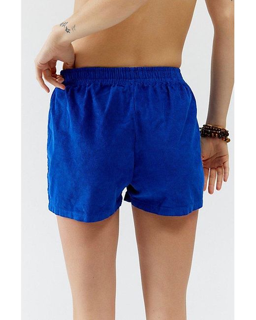 Urban Renewal Blue Remade Overdyed Cord Short