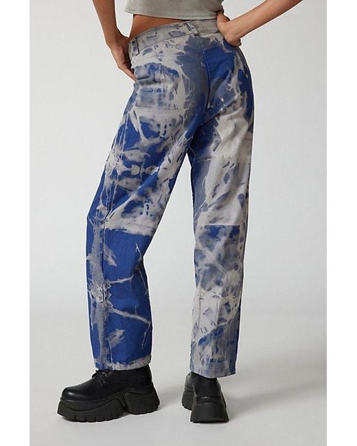 Urban Renewal Blue Remade Bleached Utility Pant