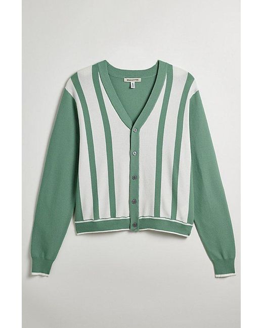 Urban Outfitters Green Uo Classic Cardigan for men