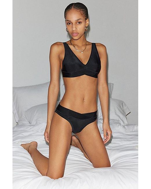 Out From Under Brown Miami Nostalgia Plunge Bralette