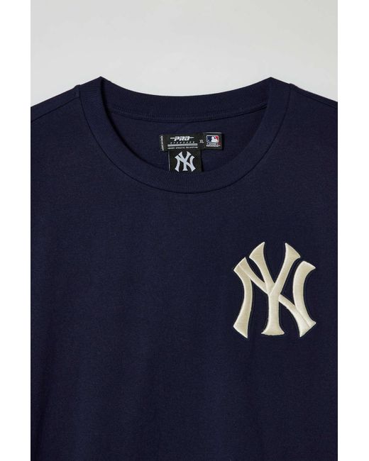 Men's Pro Standard Navy/ New York Yankees Taping T-Shirt Size: Small