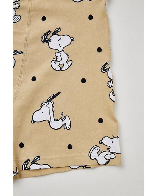 Urban Outfitters Natural Snoopy Boxer Brief for men