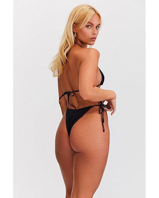 Sunkissed Orange Le Triangle String Bikini Bottom