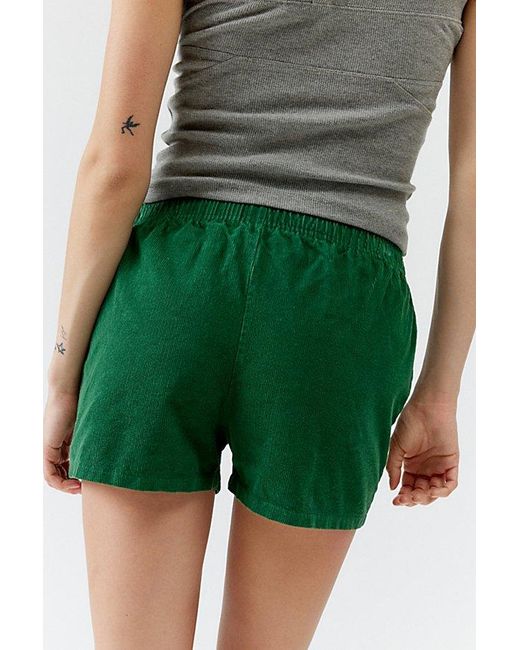 Urban Renewal Green Remade Overdyed Cord Short