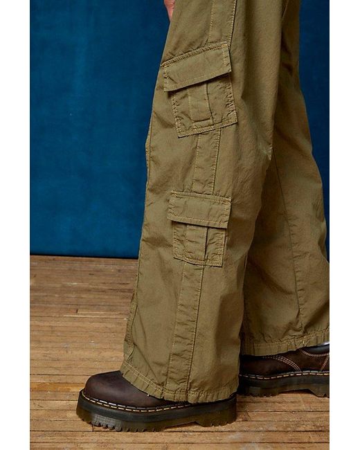 BDG Blue Y2K Low-Rise Relaxed Cargo Pant