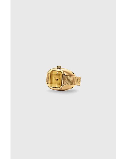 Breda White 'Nocturne' Expandable Ring Watch