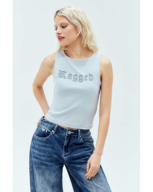 The Ragged Priest Blue Uo Exclusive Eerie Tank Top
