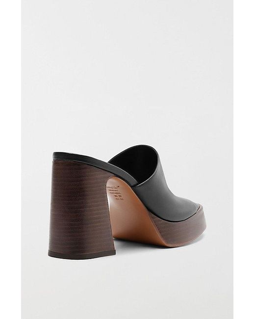 SCHUTZ SHOES Black Rowan Platform Mule