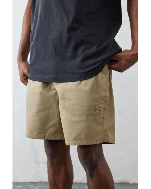 Dickies Gray Sand Pelican Rapids Shorts for men