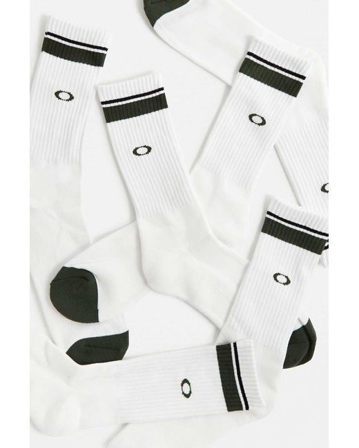 Oakley Black White Essential Socks 3-pack