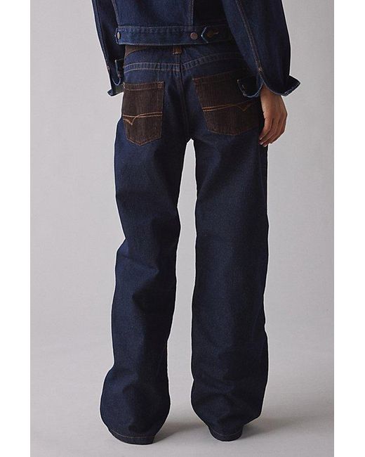 BDG Black Kayla Corduroy Mix Low-Rise Jean