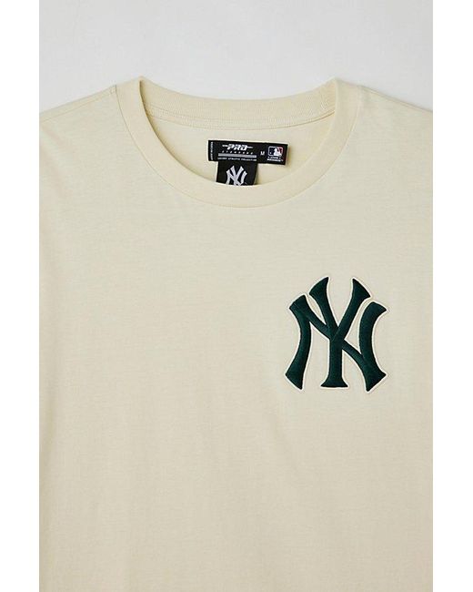 Pro Standard White New York Yankees Mlb Essential Logo Tee for men