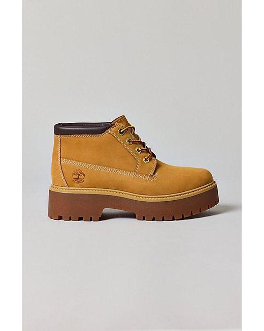 Timberland Natural Stone Street Waterproof Platform Boot