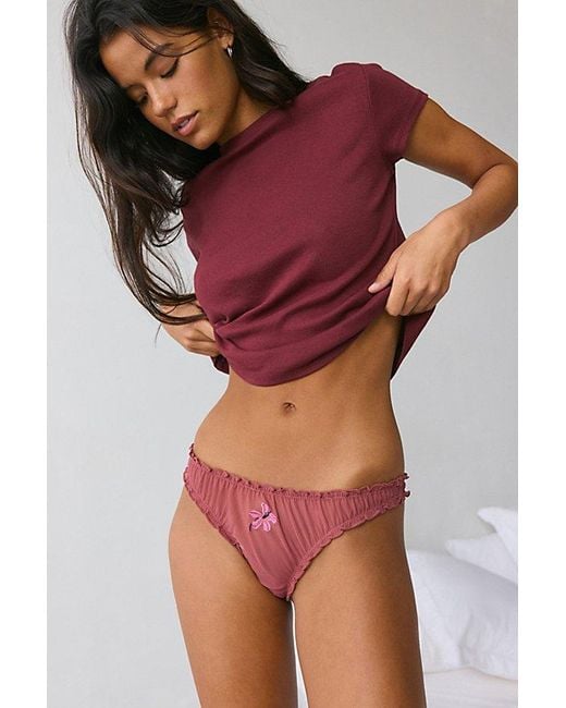 Out From Under Sweet Nothings Embroidered Thong