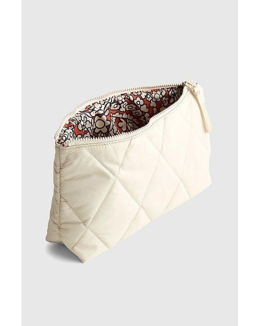 Vera Bradley Natural Quilted Nylon Medium Pouch