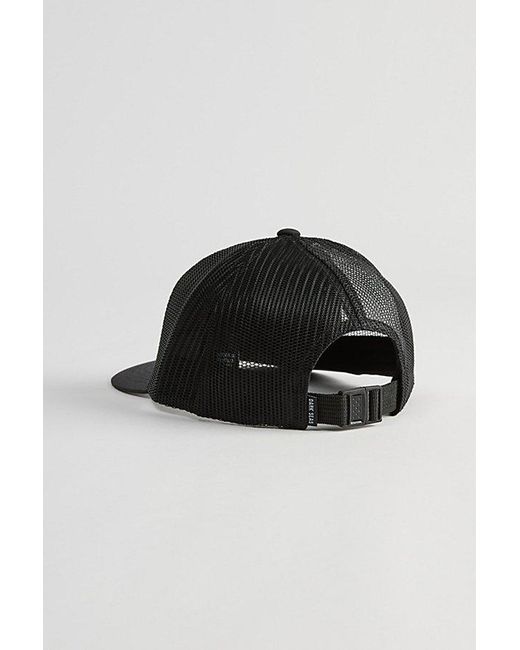 Dark Seas Black Magellan Nylon Trucker Hat for men