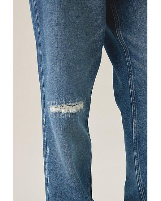 BDG Blue Straight Bootcut Jeans for men