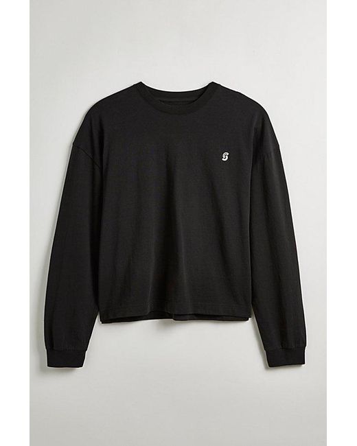 Standard Cloth Black Foundation Long Sleeve Graphic Tee for men