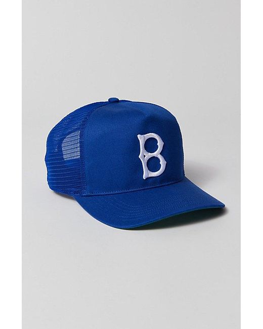 '47 Blue Brooklyn Dodgers Hitch Trucker Hat for men