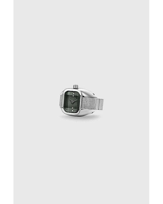 Breda Metallic Expandable Ring Quartz Watch