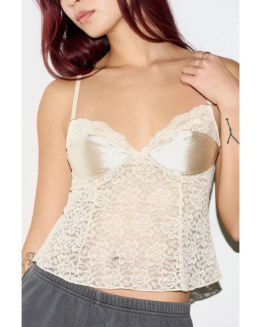 Out From Under White Madge Lace Cami