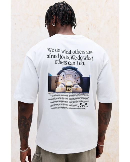 Oakley White Fgl Enhance Qdc T-shirt for men