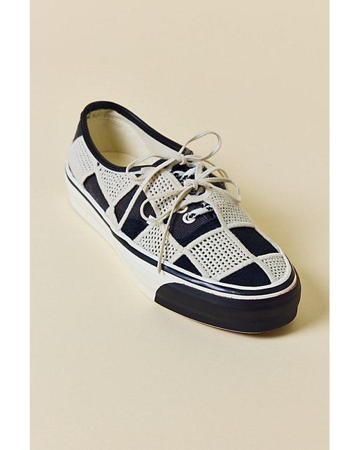 Vans Gray Lx Authentic 44 Checkered Sneakers