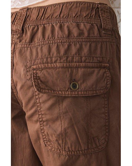 BDG Brown 360 Utility Low-Rise Straight Leg Pant