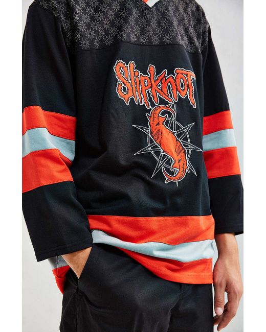 Urban Outfitters Slipknot Hockey Jersey in Black for Men | Lyst