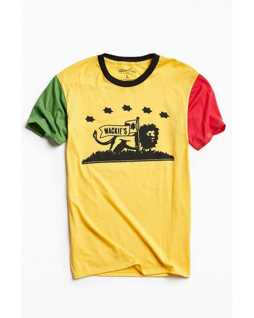 Urban Outfitters Yellow Wackies Lion Tee for men
