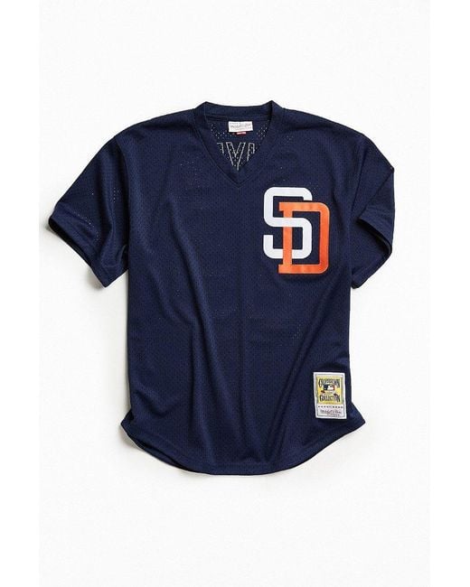 Mitchell & Ness Black San Diego Padres Jersey for men
