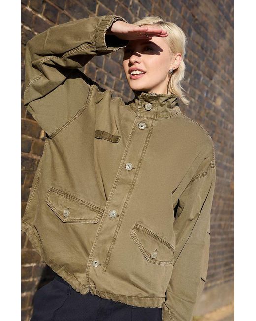 BDG Green Paco Parka Jacket