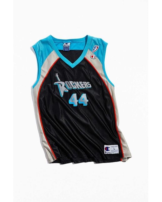 Urban Outfitters Blue Vintage Cleveland Rockers Michelle Edwards Wnba Basketball Jersey for men