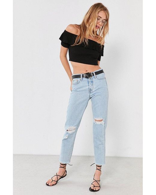 Levi's Blue Wedgie High-rise Jean - Kiss Off