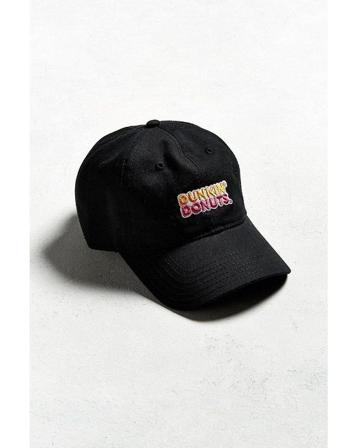 Urban Outfitters Black Dunkin' Donuts Baseball Hat for men