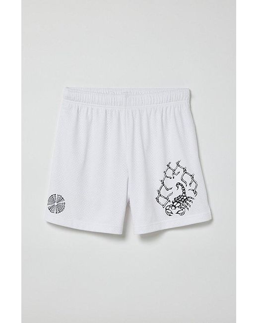 Urban Outfitters White Uo Graphic Skate Short for men