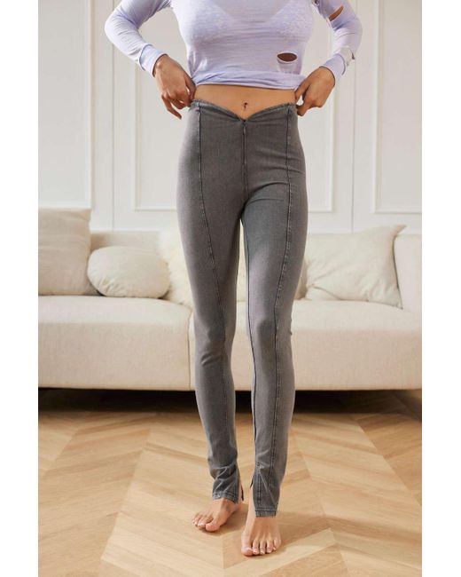 Out From Under Gray Alaya V-front Pant