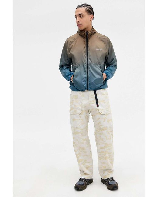 Gramicci Blue Camo Eqt Canvas Trousers for men