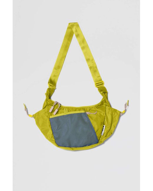 BABOON TO THE MOON Yellow Crescent Crossbody Bag In Citronelle,at Urban Outfitters