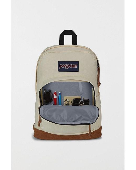 Jansport White Right Backpack