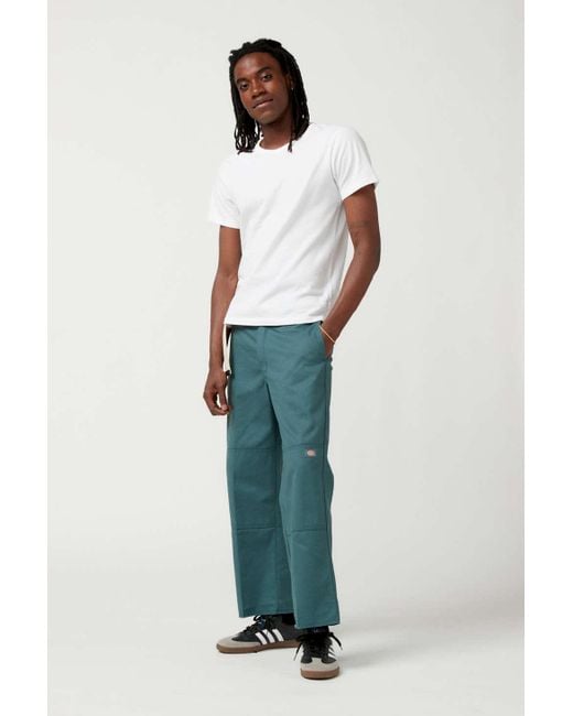 Dickies Uo Exclusive Cropped Double Knee Work Pant In Green at Urban Outfitters for Men Lyst