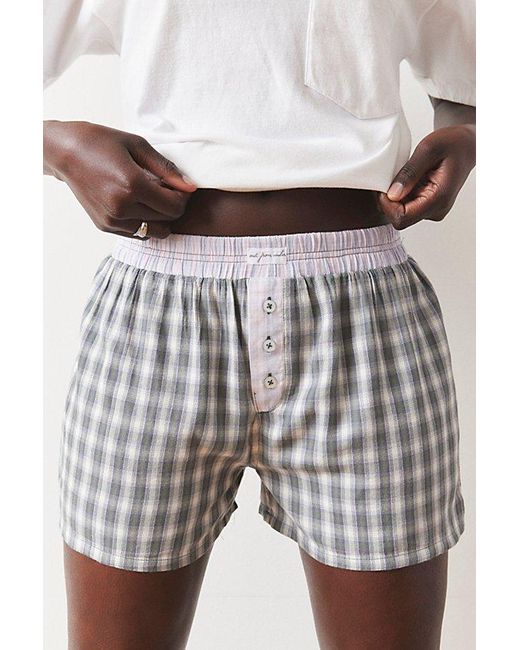 Out From Under White Boxer Short