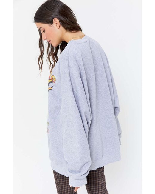 Urban Outfitters Sublime Sun Oversized Crew Neck Sweatshirt Lyst