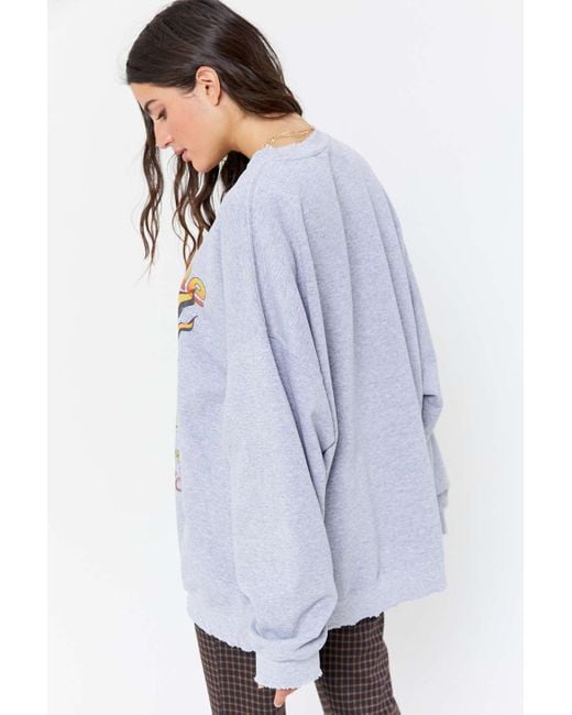 Urban Outfitters Sublime Sun Oversized Crew Neck Sweatshirt