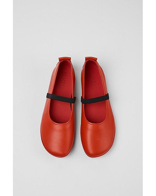 Camper Red Right Mary Jane Shoe