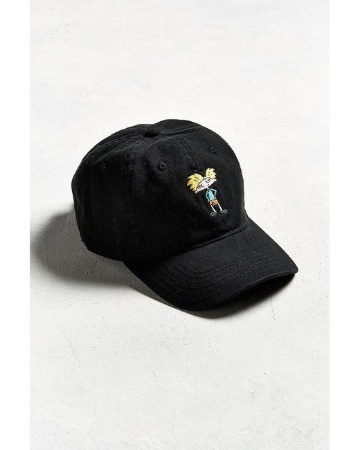 Urban Outfitters Black Hey Arnold Dad Hat for men