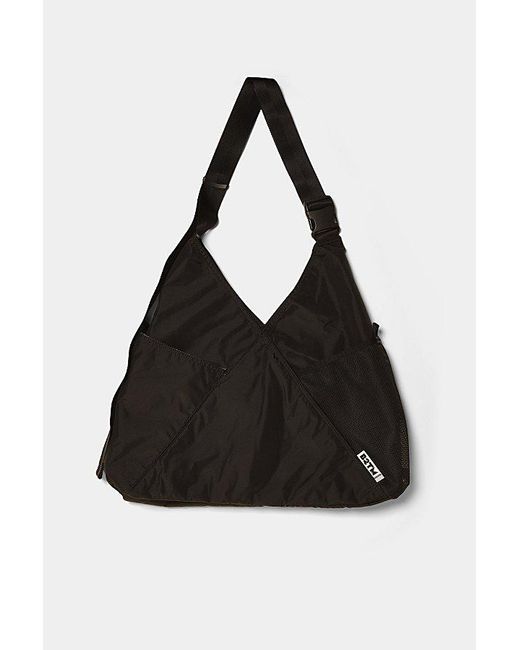 BABOON TO THE MOON Black Triangle Tote Bag