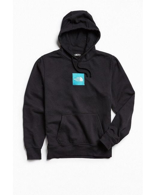The North Face Black The North Face Embroidered Box Logo Hoodie Sweatshirt for men